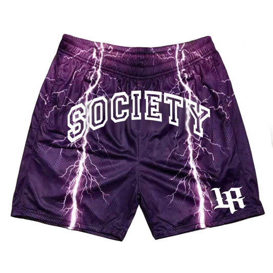 Thunder Bolt Mesh Shorts